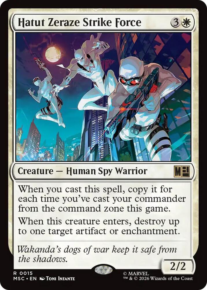 Hatut Zeraze Strike Force, Commander: Marvel Super Heroes 15