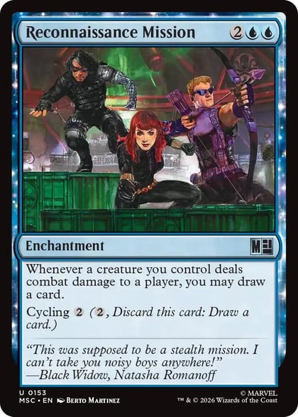 Reconnaissance Mission (Surge Foil), Commander: Marvel Super Heroes 153