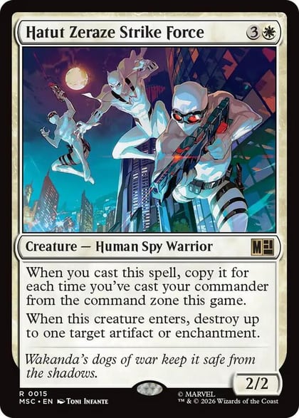 Hatut Zeraze Strike Force, Commander: Marvel Super Heroes 15