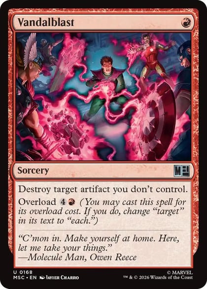 Vandalblast (Surge Foil), Commander: Marvel Super Heroes 168