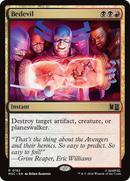Bedevil (Surge Foil), Commander: Marvel Super Heroes 182