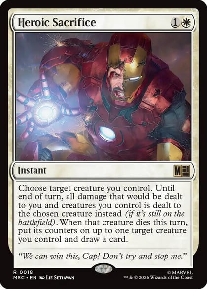 Heroic Sacrifice, Commander: Marvel Super Heroes 18