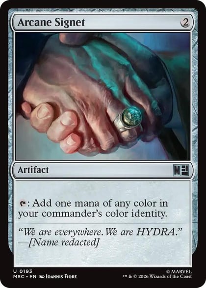 Arcane Signet (0193) (Surge Foil), Commander: Marvel Super Heroes 193