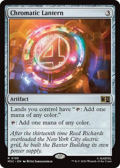 Chromatic Lantern (Surge Foil), Commander: Marvel Super Heroes 195