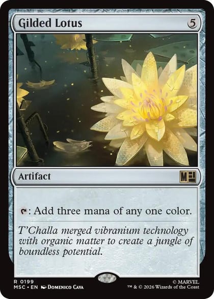 Gilded Lotus (Surge Foil), Commander: Marvel Super Heroes 199