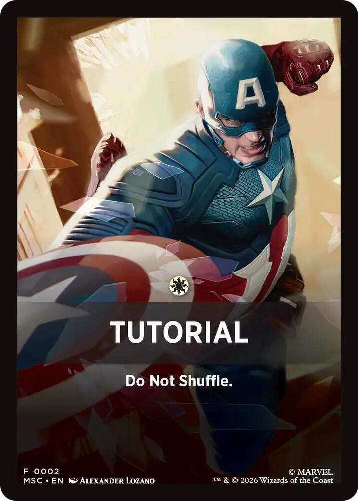 Tutorial Theme Card (0002), Commander: Marvel Super Heroes 2