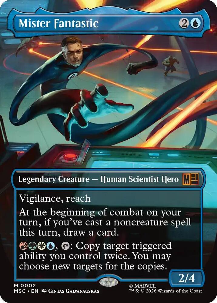 Mister Fantastic (Borderless), Commander: Marvel Super Heroes 2