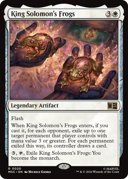 King Solomon's Frogs (Surge Foil), Commander: Marvel Super Heroes 20