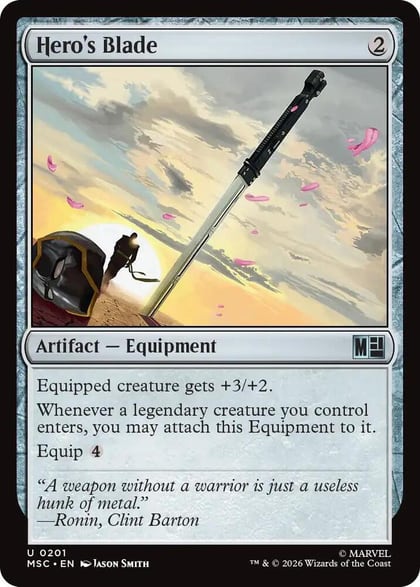 Hero's Blade, Commander: Marvel Super Heroes 201