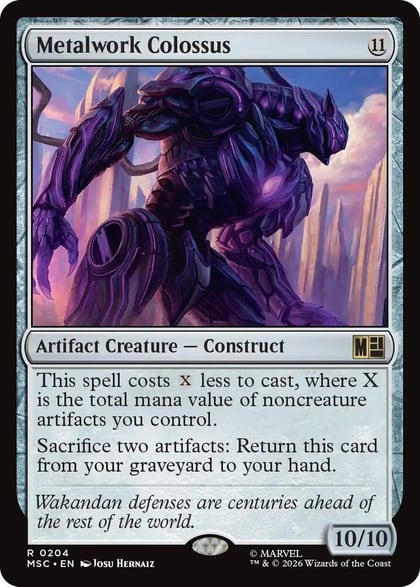 Metalwork Colossus (Surge Foil), Commander: Marvel Super Heroes 204