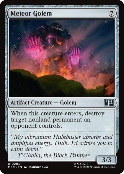 Meteor Golem, Commander: Marvel Super Heroes 205