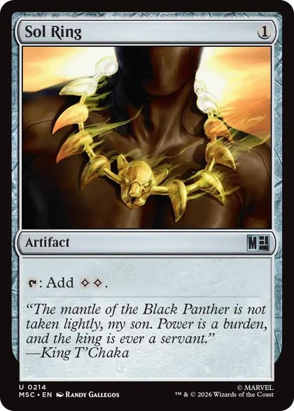 Sol Ring (0214), Commander: Marvel Super Heroes 214