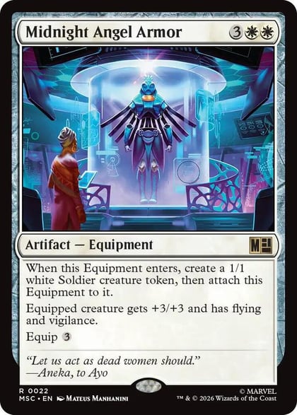 Midnight Angel Armor, Commander: Marvel Super Heroes 22