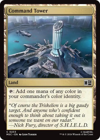 Command Tower (0233), Commander: Marvel Super Heroes 233