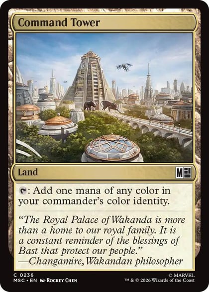 Command Tower (0236), Commander: Marvel Super Heroes 236