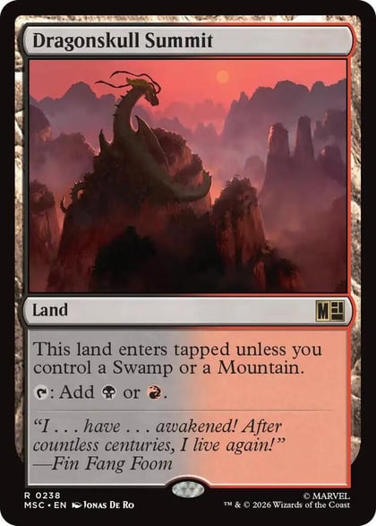Dragonskull Summit (Surge Foil), Commander: Marvel Super Heroes 238