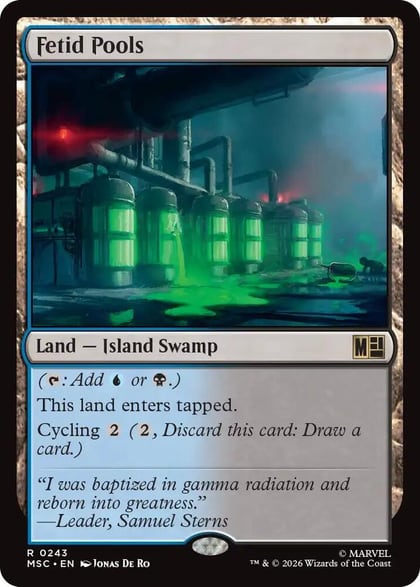 Fetid Pools (Surge Foil), Commander: Marvel Super Heroes 243