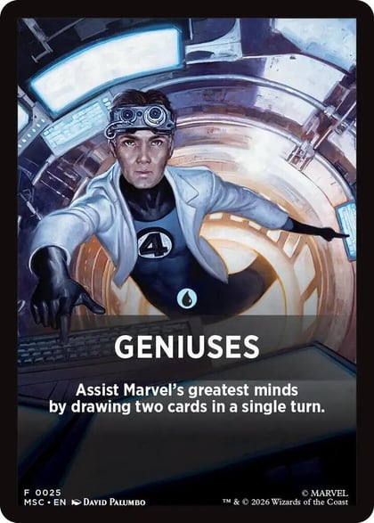 Geniuses Theme Card, Commander: Marvel Super Heroes 25