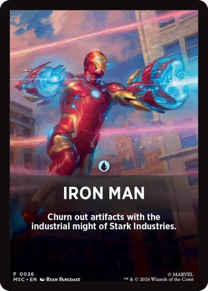 Iron Man Theme Card, Commander: Marvel Super Heroes 26