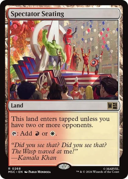 Spectator Seating (Surge Foil), Commander: Marvel Super Heroes 268