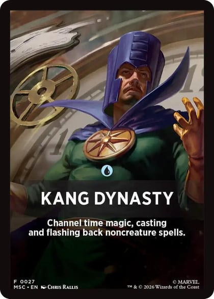 Kang Dynasty Theme Card, Commander: Marvel Super Heroes 27