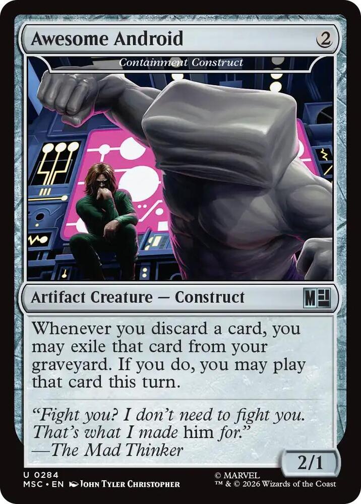 Awesome Android - Containment Construct, Commander: Marvel Super Heroes 284