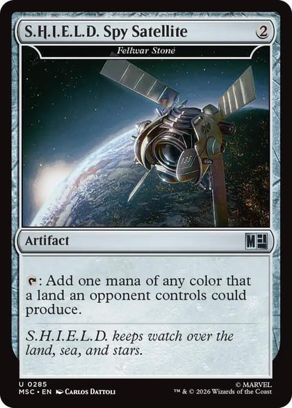 S.H.I.E.L.D. Spy Satellite - Fellwar Stone, Commander: Marvel Super Heroes 285