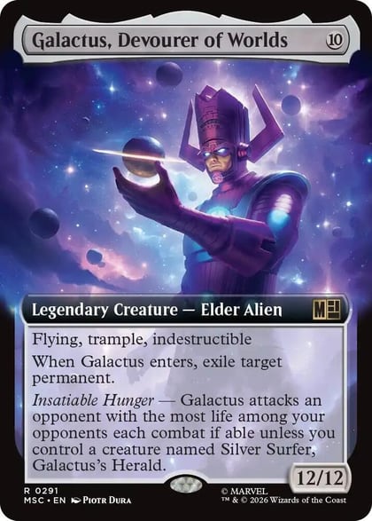 Galactus, Devourer of Worlds (Extended Art), Commander: Marvel Super Heroes 291