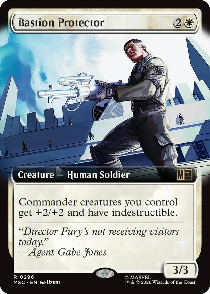 Bastion Protector (Extended Art), Commander: Marvel Super Heroes 296