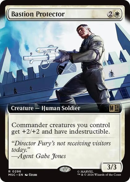 Bastion Protector (Extended Art), Commander: Marvel Super Heroes 296