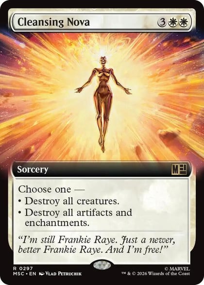 Cleansing Nova (Extended Art), Commander: Marvel Super Heroes 297
