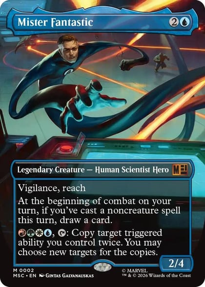 Mister Fantastic (Borderless), Commander: Marvel Super Heroes 2