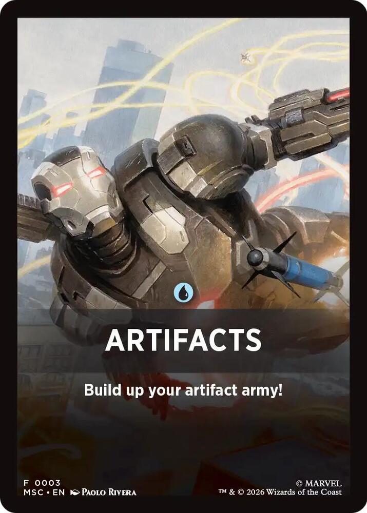 Artifacts Theme Card, Commander: Marvel Super Heroes 3