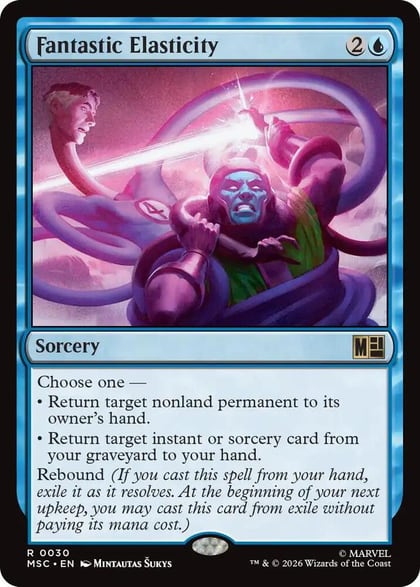 Fantastic Elasticity (Surge Foil), Commander: Marvel Super Heroes 30