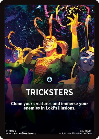 Tricksters Theme Card, Commander: Marvel Super Heroes 30