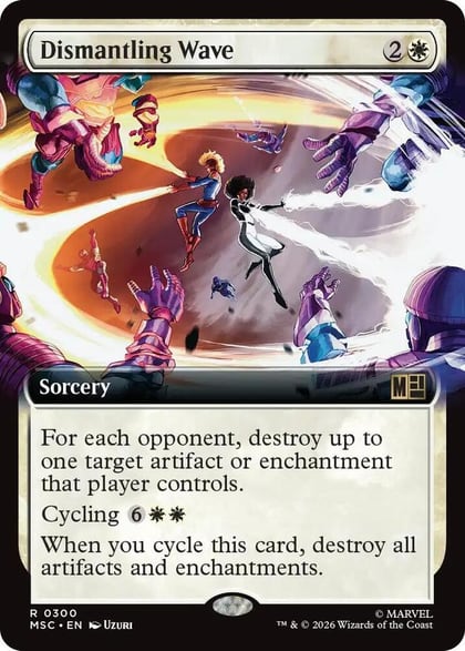 Dismantling Wave (Extended Art), Commander: Marvel Super Heroes 300