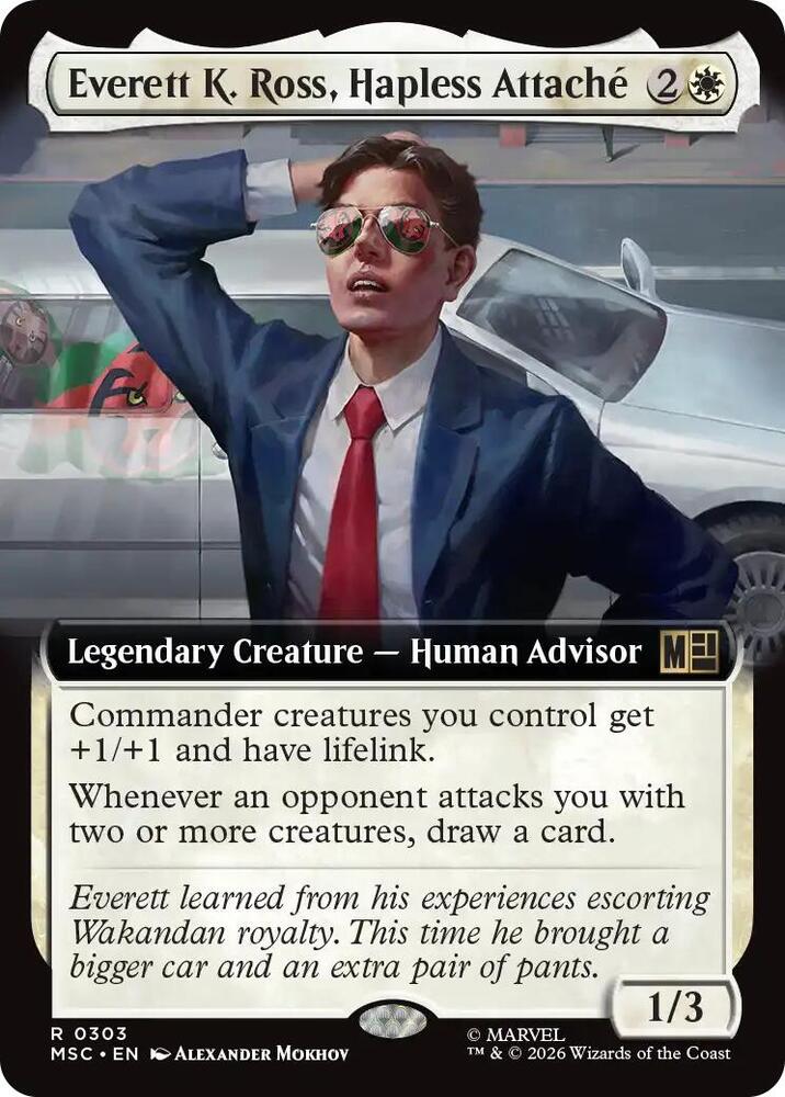 Everett K. Ross, Hapless Attache (Extended Art), Commander: Marvel Super Heroes 303