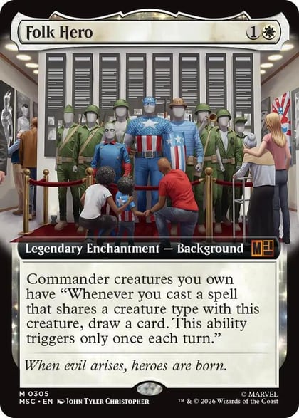 Folk Hero (Extended Art), Commander: Marvel Super Heroes 305