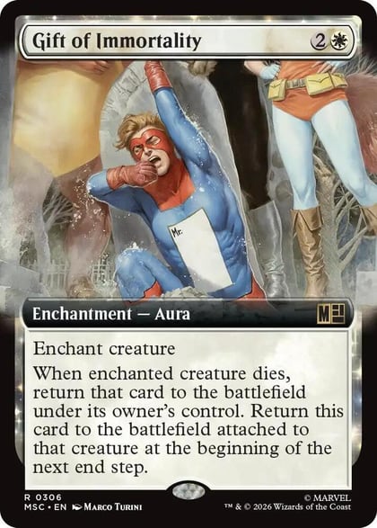 Gift of Immortality (Extended Art), Commander: Marvel Super Heroes 306