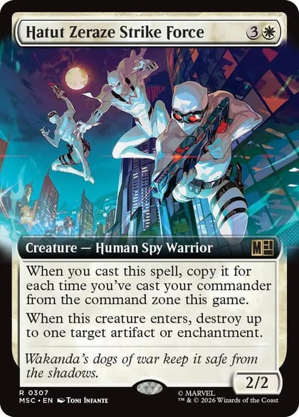 Hatut Zeraze Strike Force (Extended Art), Commander: Marvel Super Heroes 307
