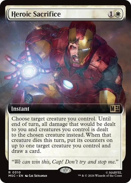 Heroic Sacrifice (Extended Art), Commander: Marvel Super Heroes 310