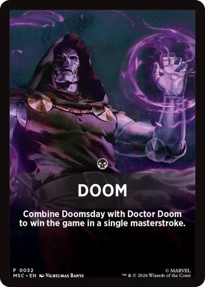 Doom Theme Card, Commander: Marvel Super Heroes 32