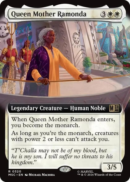 Queen Mother Ramonda (Extended Art), Commander: Marvel Super Heroes 320