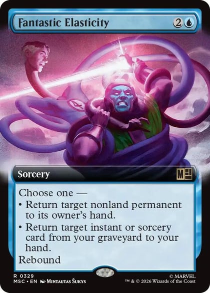 Fantastic Elasticity (Extended Art), Commander: Marvel Super Heroes 329