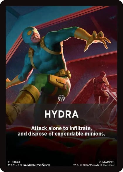Hydra Theme Card, Commander: Marvel Super Heroes 33
