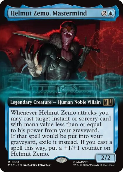 Helmut Zemo, Mastermind (Extended Art), Commander: Marvel Super Heroes 331