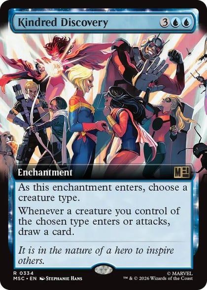 Kindred Discovery (Extended Art), Commander: Marvel Super Heroes 334