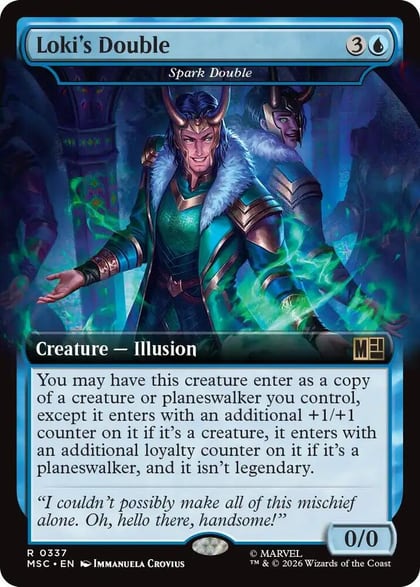 Loki's Double - Spark Double (Extended Art), Commander: Marvel Super Heroes 337