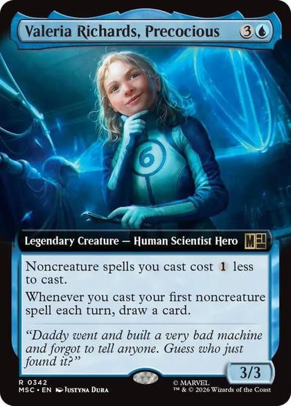 Valeria Richards, Precocious (Extended Art), Commander: Marvel Super Heroes 342