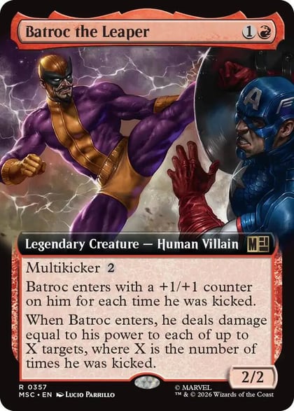 Batroc the Leaper (Extended Art), Commander: Marvel Super Heroes 357